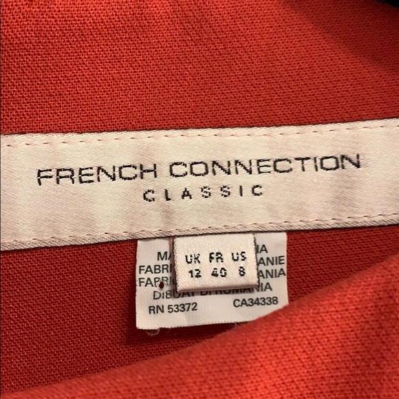 French Connection coral dress - Picture 3 of 4